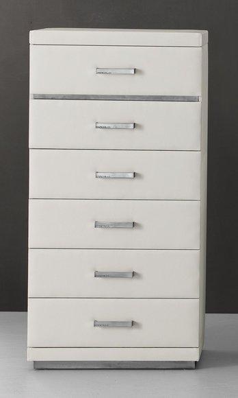 XXL Leather Sideboard Chest of Drawers 6 Drawers Cabinet Chests of Drawers Tall Cabinet
