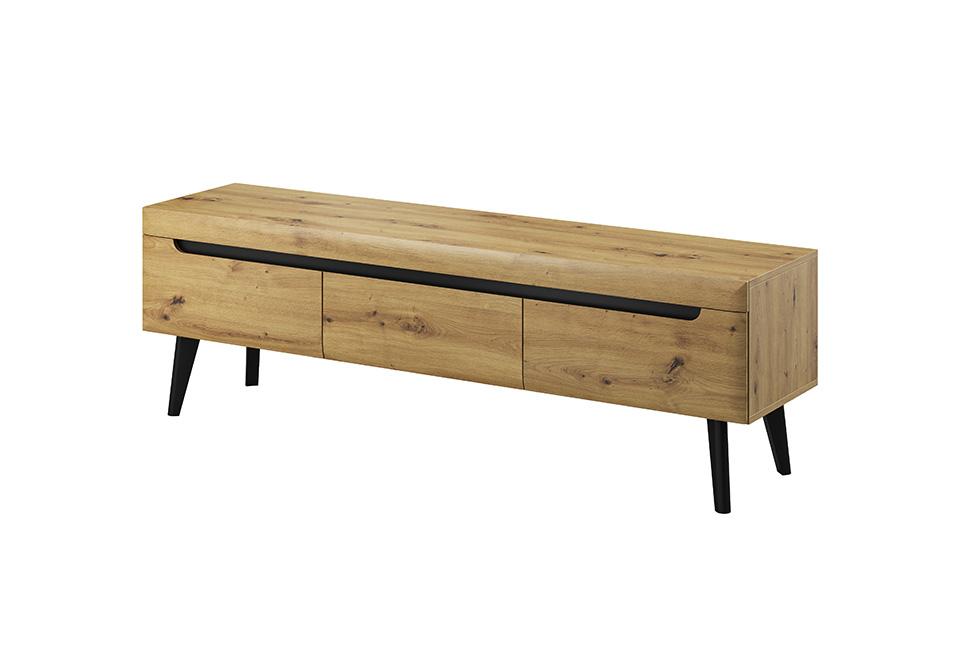 Rtv Sideboard Cabinet Chest of Drawers Wood Low Board Shelf 160cm Living Room