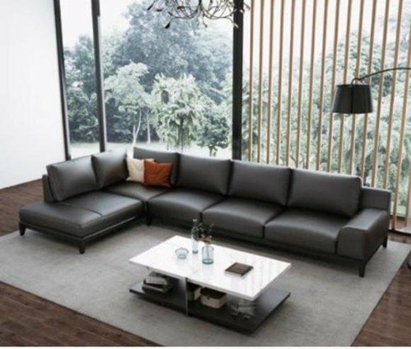 Living Landscape L Shape Corner Sofa Couch Design Upholstery Leather Set Sofa Corner New1
