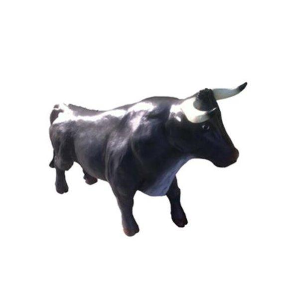 Bull Decorative Statue Garden Figures Statues 110 cm Life Size Figure Plastic