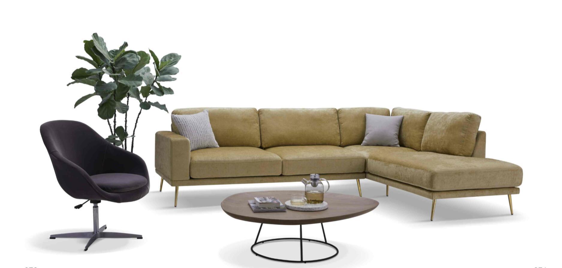 Design Fabric Corner Sofa L-Shape Sofa Couch Design Upholstery Textile Modern Corner Set