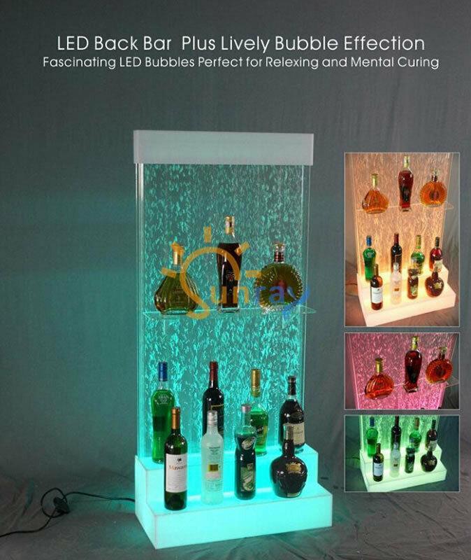 Designer LED bar shelves water wall bar counter shelf furniture water walls shelf new