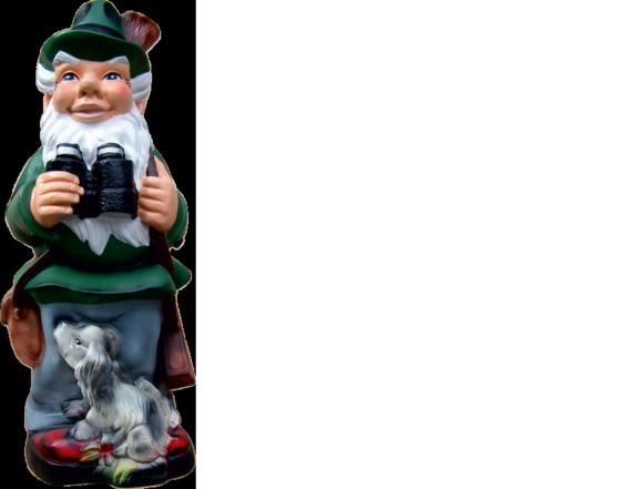 Garden Dwarf Hunter Figurine Statue Sculpture Figures Decoration 8815