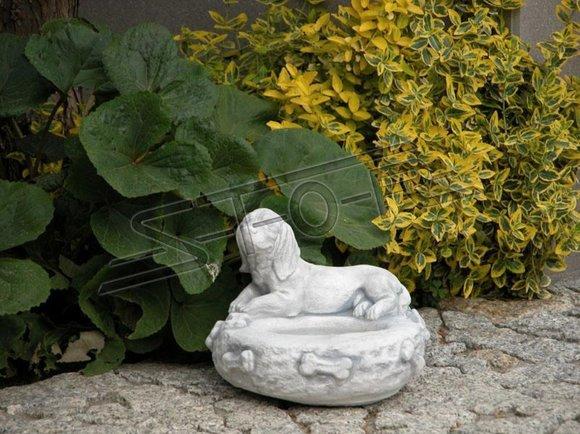 Bowl Bowls Dogs Cats Bowl Animal Feed Drinker Stone Design Dog Cat 20 x 17cm
