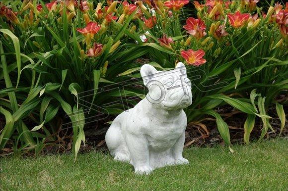 Garden Decoration Dog Terrace Stone Figures Figure Deco Statue Sculpture S103081