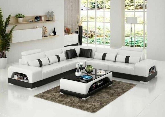Couch Corner Sofa Leather Living Set Design Modern Sofa L Shape Sofas New