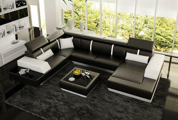 Sofa Living U Shape Corner Sofa Couch Set U Shape Cushion Couches Sofas