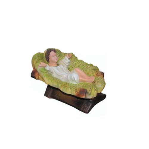 Holy decorative figure designed as a baby in a white suit 45cm P68