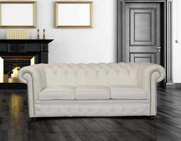 Sofa Couch Upholstery Set Seat Sofas Couches Chesterfield 3 Seater NAPOLI III