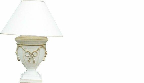 XXl decorative massive lamp in antique roman style made of acrylic material, 73cm height