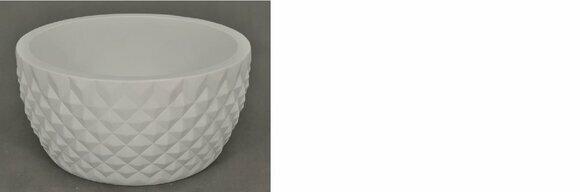 Decorative flower pot in modern style made of acrylic material, model - 0906, 30cm height