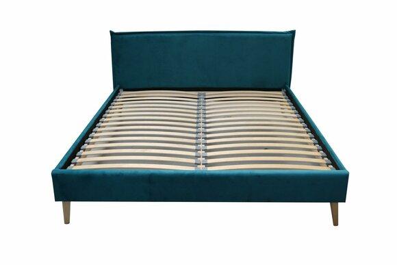 Modern style design massive double bed for marriage couple made of real wooden frame 140/160/180x200cm sizes