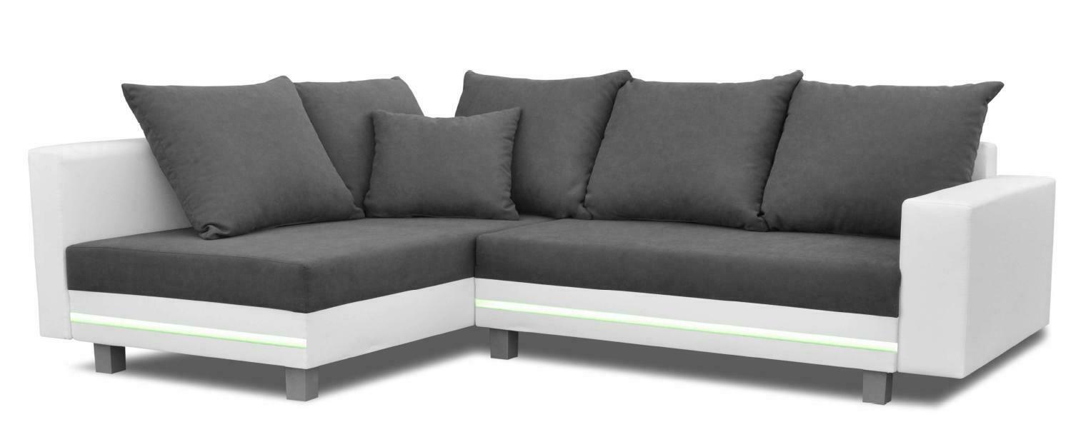 Corner Sofa Living Area Sofa Couch L Shape Upholstery Couches Leather Design Illuminated