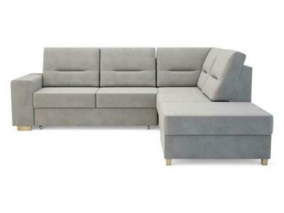 Design Corner Sofa L-form Bed Function Couch Leather Textile Sofas Corner Couch Box New