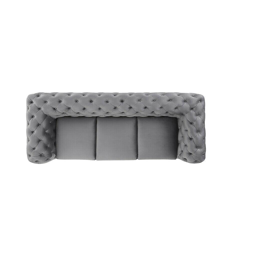 Designer Sofa 3 Seater Chesterfield Couch Upholstery Sofas Couches Three Seater Seat