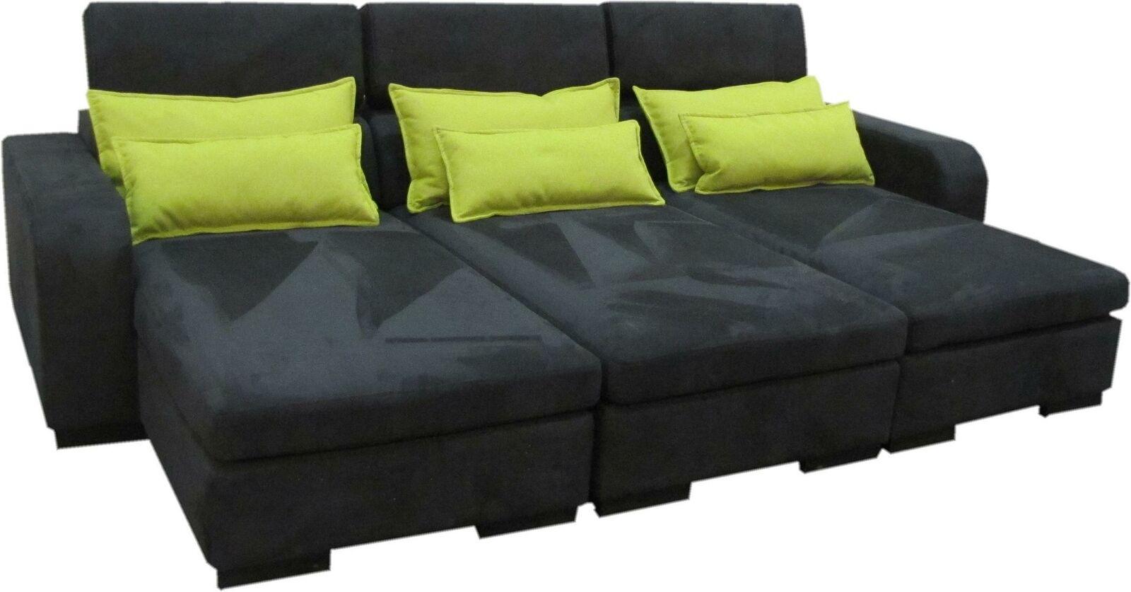 Modern Sofa Luxury Textile Couch Sofas Upholstery 3 Seater Couches Fabric New xxl big
