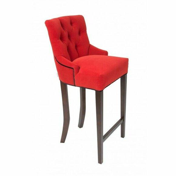 Bar stool Chesterfield Hotel chairs set chair textile upholstery group 4xset