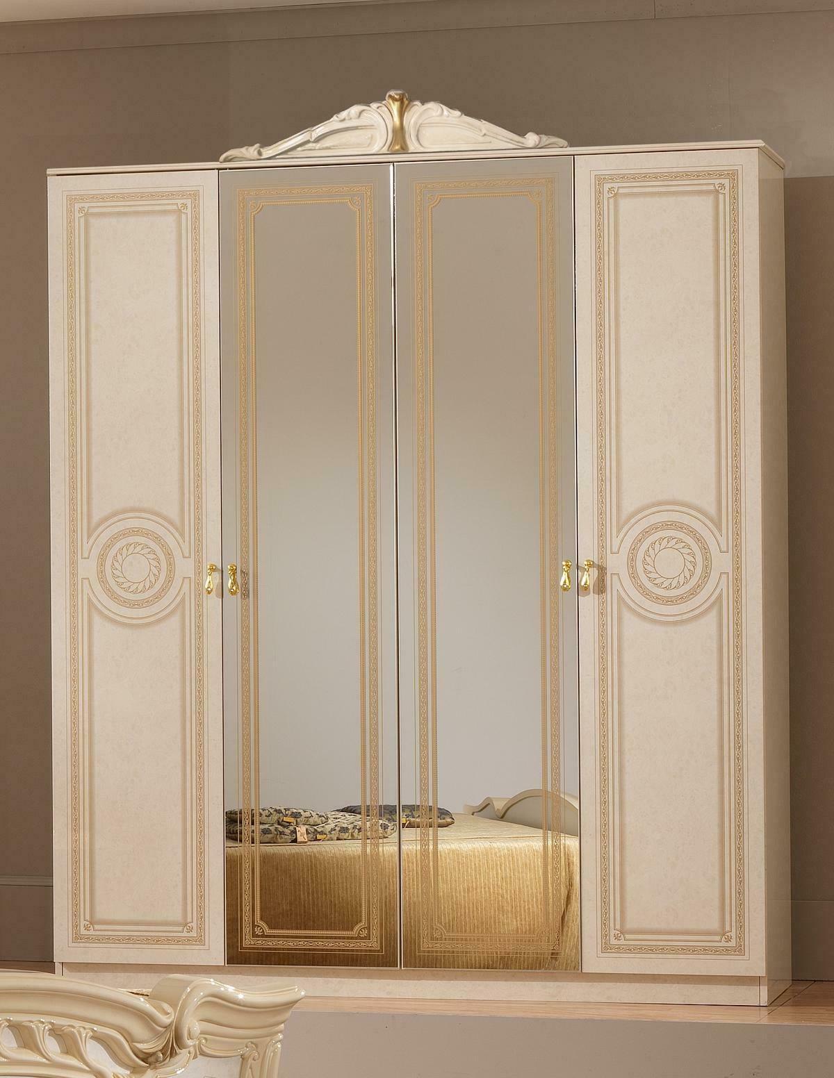 Classic Furniture Shelf Cupboards Bedroom Wardrobe Wood Designer New