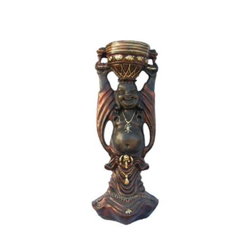 Budai with a bowl chinese figure decorative statue sculpture 62 cm height (B20)