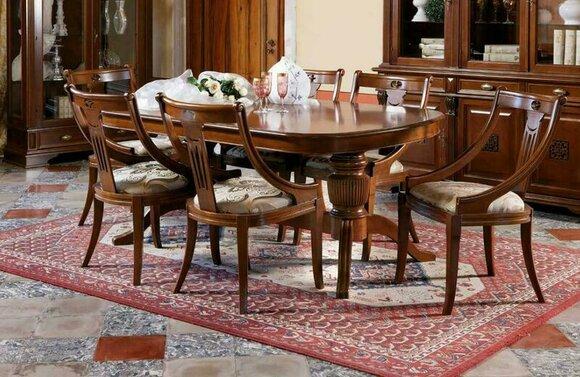 Dining Set Dining Table 4 x Chair Set Set Table Classic Dining Set 5pcs.