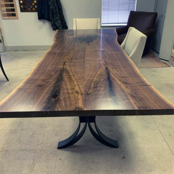 Wood table dining table Real wood designer kitchen table Massive tables 1sqm price