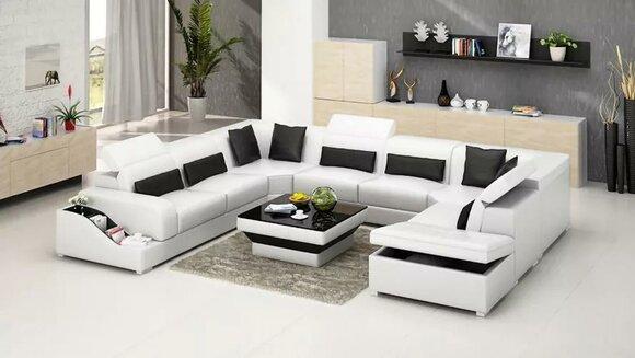 Luxury Living Room Furniture Couch Sofa Set Design Couches incls. Coffee Table New