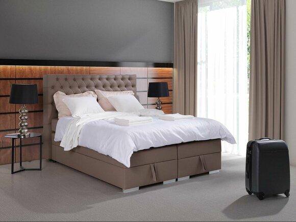 Modern style massive chesterfield design double bed made of real wooden frame 150/170/190/210x210cm sizes