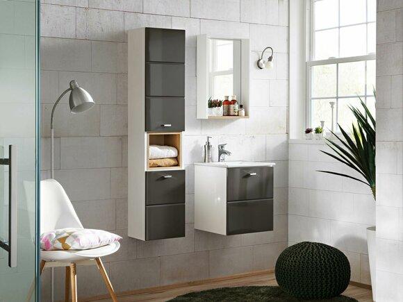 3 pcs. Washing place bathroom furniture bathroom set vanity sink drawers