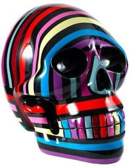 Designer Figurine Figures Decoration Skull Deco Garden Sculpture On Stock