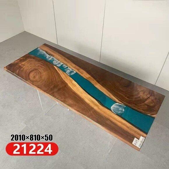 Epoxy Resin Dining Table River Table Solid 201x81 River Table New Real Wood Tables