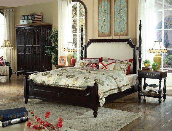 Luxury Real Wood Furniture American Wood Beds Bedroom Bed 3pcs Set New
