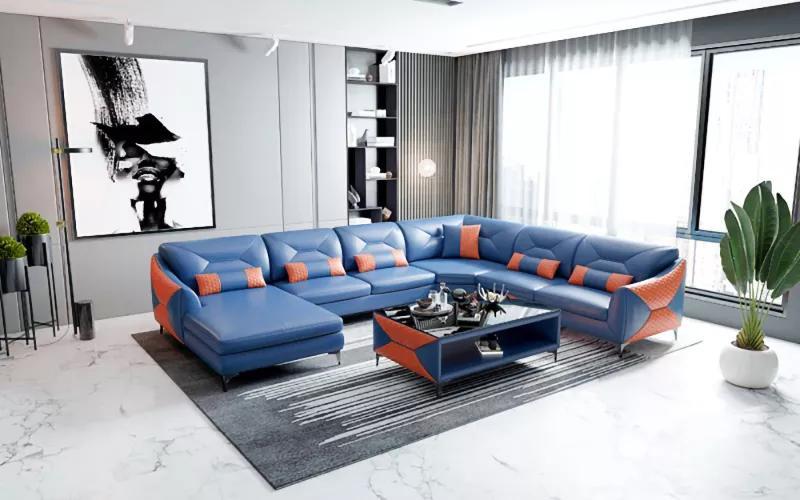 Upholstery living area modern corner sofa design corner couch sofa seat sets 2-part