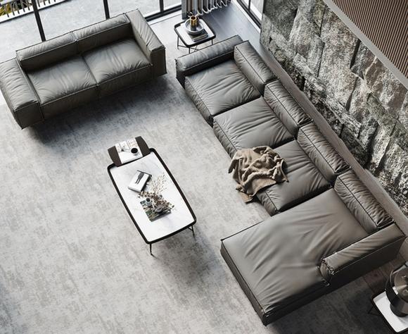 Corner sofa sofa couch upholstery living area corner sofa set L shape grey