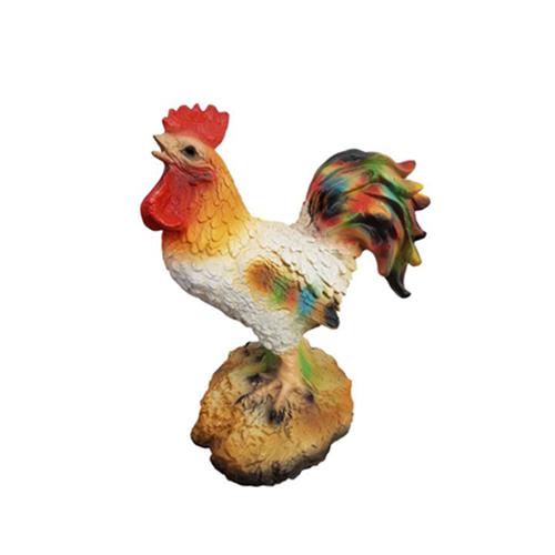 Rooster Life-size Figure Decoration Statues Sculpture Garden Decoration Figurines 34cm new