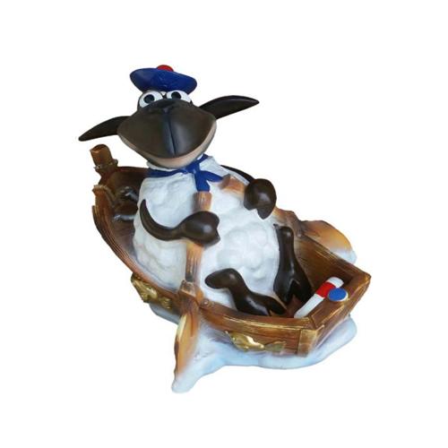 Funny Sheep Figurine Decoration Statues Sculpture Garden Decoration Figurines 47cm New