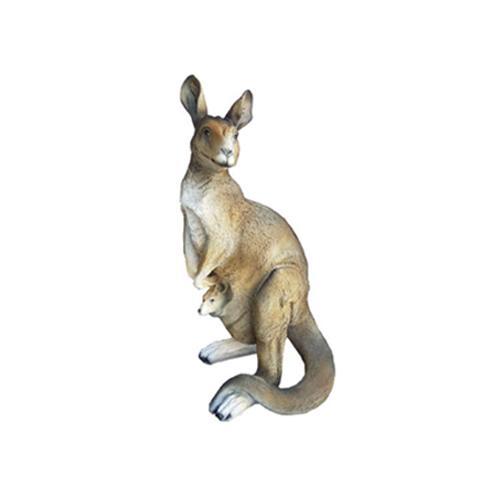 Kangaroo Life-size Figure Decoration Statues Sculpture Garden Decoration Figurines 47cm