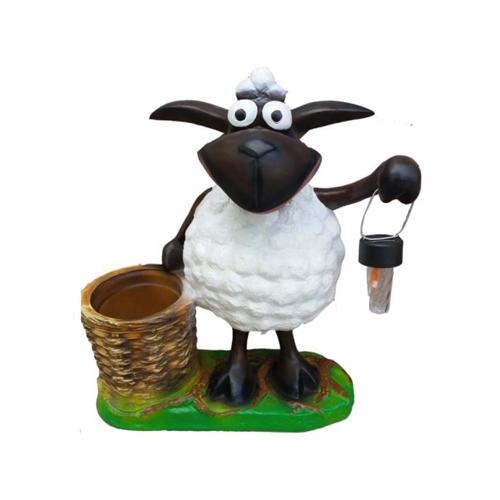 Funny Sheep Figurine Decoration Statues Sculpture Garden Decoration Figurines 50cm New