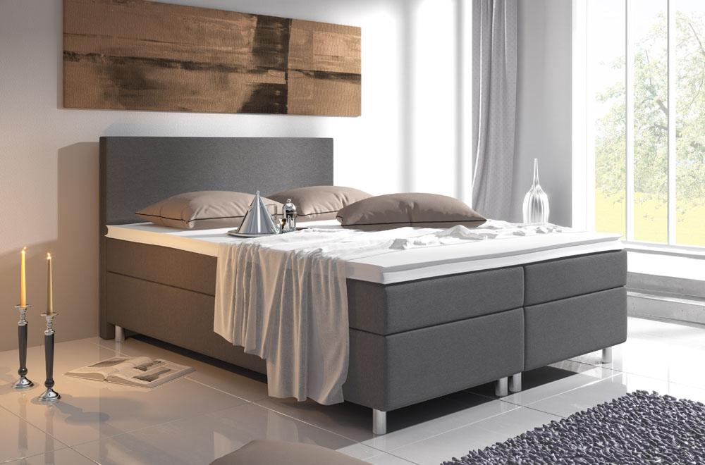 Boxspring Bed Double Hotel Luxury Bedroom Beds Complete Sets Mattress New