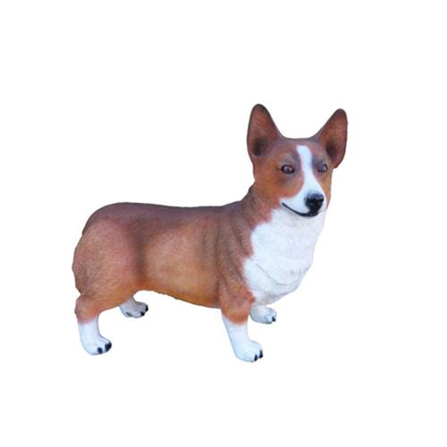 Dog Life-size Figure Decoration Statues Sculpture Garden Decoration Figurines 55cm new