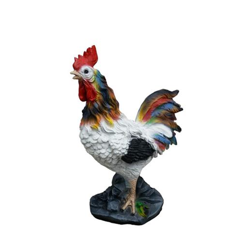 Rooster Life-size Figure Decoration Statues Sculpture Garden Decoration Figurines 65cm new