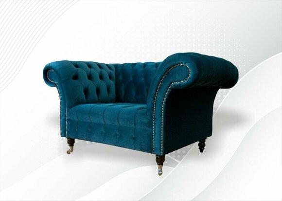 Chesterfield Turquoise Living Room Modern Design Couches Sofa Creative Furniture Fabric