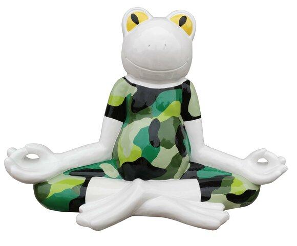 Modern Abstract Figures Designer Sculptures Figurines Garden Frog Yoga Garden