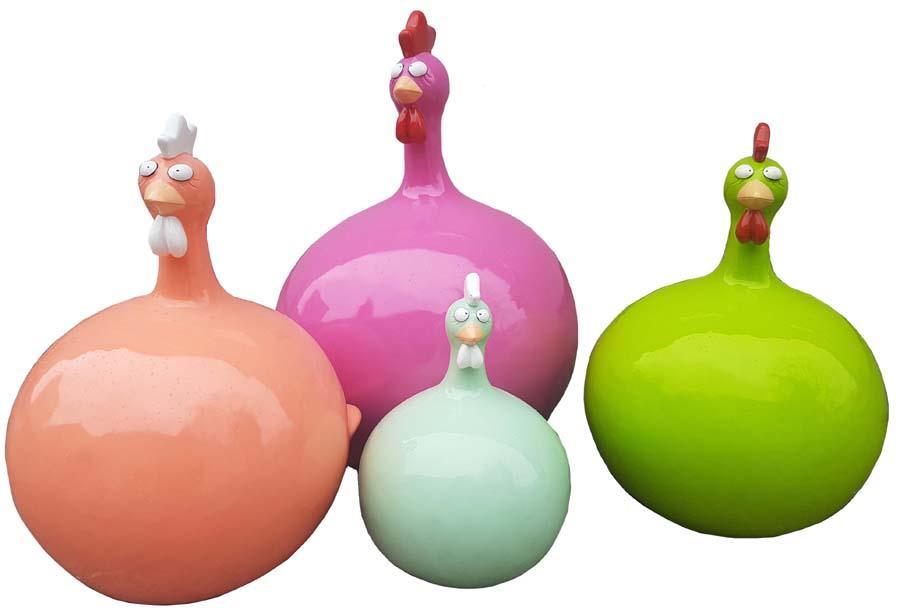 Abstract Figurine Designer Modern Figurines Decoration Hen Easter Garden Sculpture