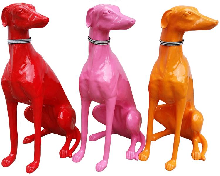 Garden Designer Figurine Statue Modern Figurines Decoration Dog Sculpture Sculptures