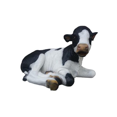 Beef Life-size Figure Decoration Statues Sculpture Garden Decoration Figurines 90cm Cow