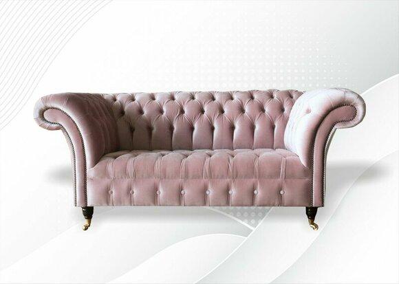 Chesterfield pink fabric living room design couches upholstery sofa sofas textile new