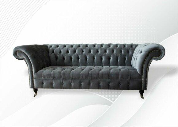 Chesterfield Gray Three Seater Creative Furniture New Living Room Modern Design Sofa