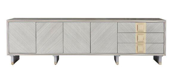 Designer RTV TV Sideboard Dresser Side Low Board Cabinet Shelf Luxury Living Wood