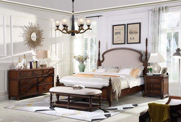 Luxury Bedroom Bed Cushion Design 180x200cm Double Hotel Beds Textile New