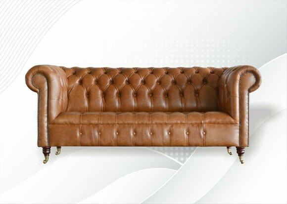 Chesterfield Brown Modern Design Couchen Leather Sofa Big Creative Furniture Sofas